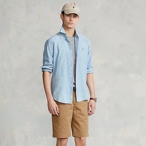 Ralph Lauren Classic Fit Indigo Chambray Shirt